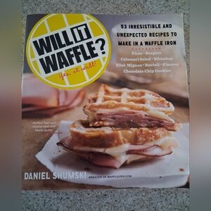 Will It Waffle? Cookbook - Daniel Shumski - Yellow & White Cover